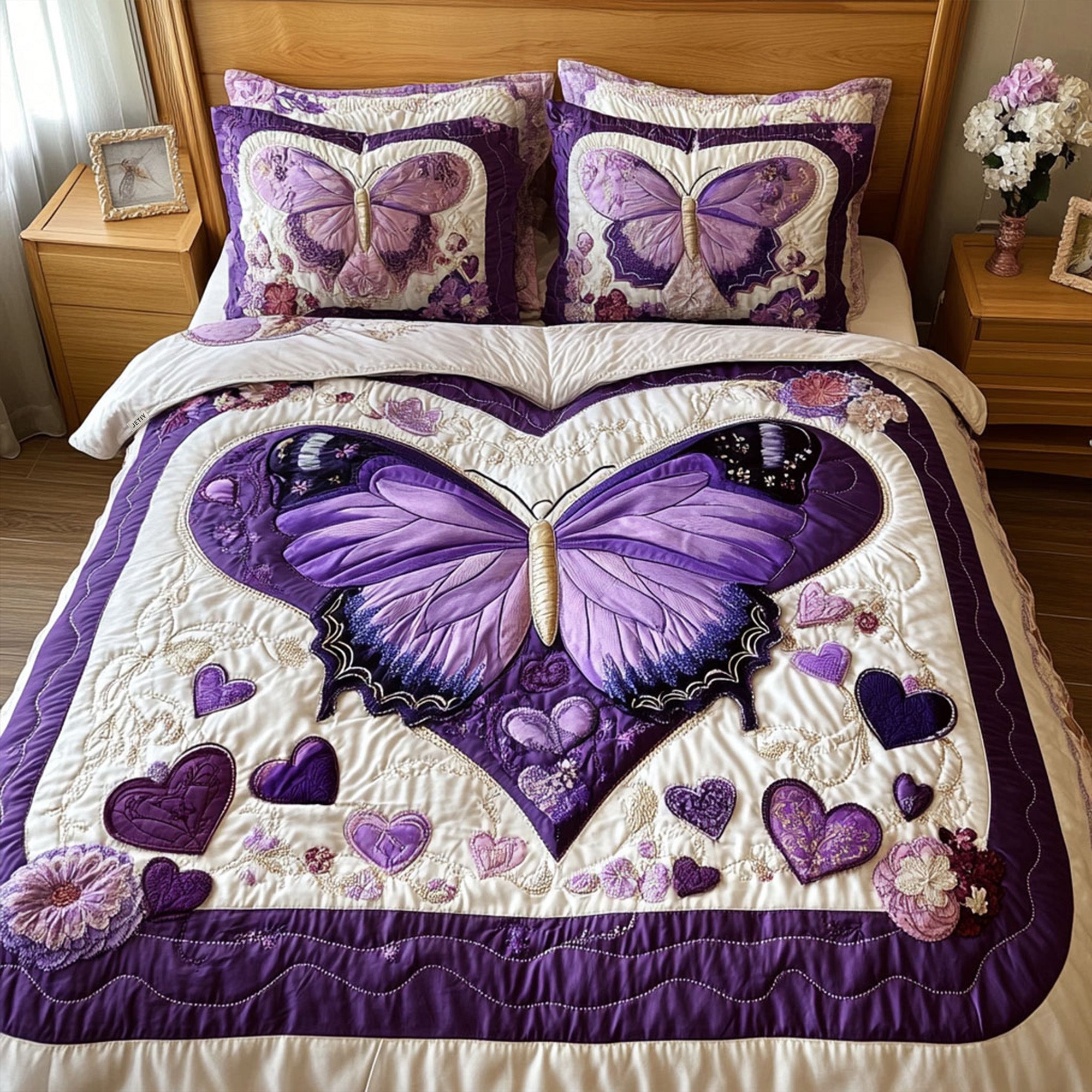 A Love That Takes Flight Quilted Bedding Set Good Valentines Gifts For Mom